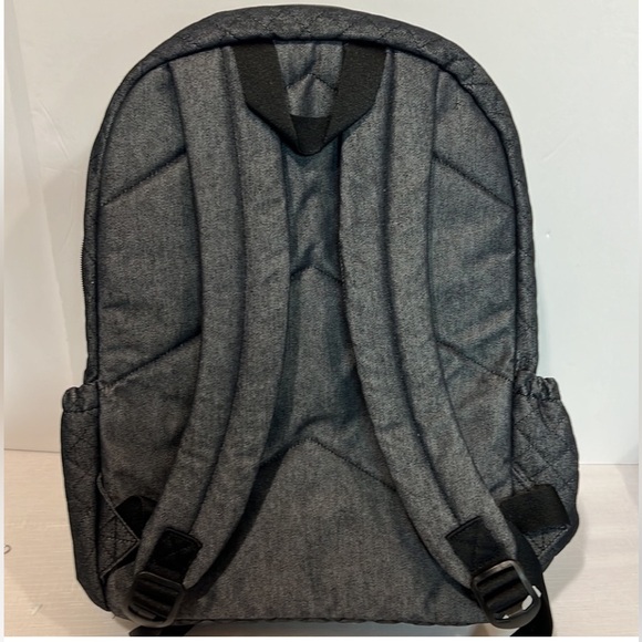 Vera Bradley Essential Backpack in Black Denim Cotton NWT - Picture 3 of 9